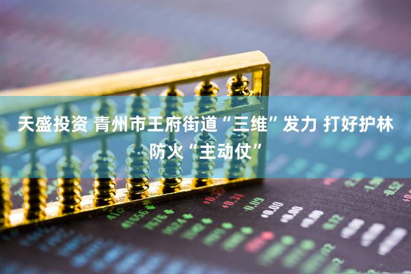 天盛投资 青州市王府街道“三维”发力 打好护林防火“主动仗”